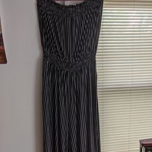 Black and white jumpsuit